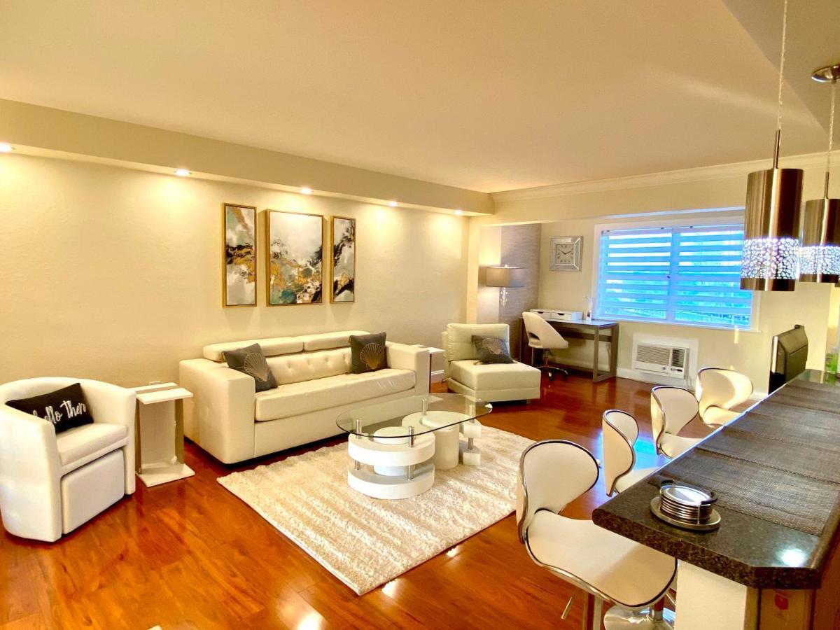 Deluxe Waterfront One Bedroom Apartment With Miami Skyline View, Free Parking 5 Mins Drive To Miami Beach Luaran gambar