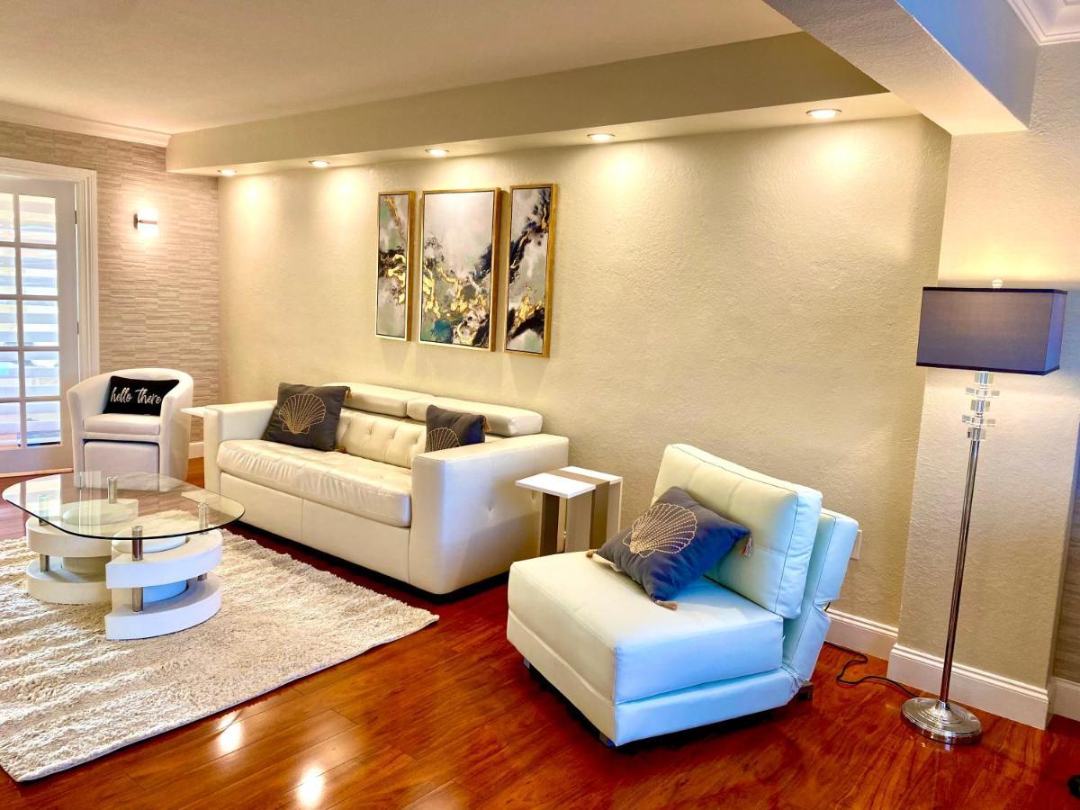 Deluxe Waterfront One Bedroom Apartment With Miami Skyline View, Free Parking 5 Mins Drive To Miami Beach Luaran gambar