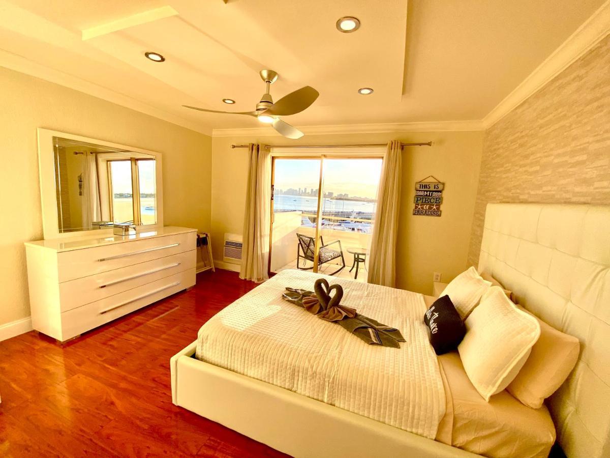 Deluxe Waterfront One Bedroom Apartment With Miami Skyline View, Free Parking 5 Mins Drive To Miami Beach Luaran gambar